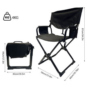 Petites chaises de réalisateur pliantes de camping <span class=keywords><strong>en</strong></span> plein air portables faciles à transporter - Product Image 2