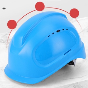 Casco de Seguridad Eblue ABS con Gafas Protectoras, Casco Resistente para Trabajadores de Obras de Construcción, Certificado EN397, Características para Escalada y Rescate - Product Image 4