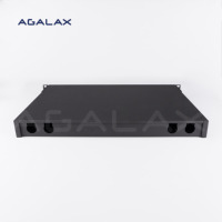 Panel Patch Fiber ODF Rak 19 Inci dengan 1U 12 48 96 144 Port, Terpasang di Rak, Berbahan Baja Cold-rolled Berlapis Bubuk, untuk Pusat Data FTTX