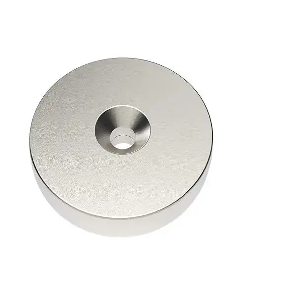 Custom Strong Neodymium Magnets Round Magnet With Hole Heavy Duty Disc Countersunk Hole Magnets For Crafts