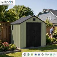 Abri de jardin Kenda APEX 8x12 résistant aux UV pour l'extérieur et le stockage dans le jardin et l'arrière-cour