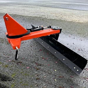 Lame de niveleuse arrière industrielle pour tracteurs avec attelage trois points pour travaux de terrassement et d'aménagement paysager - Product Image 1