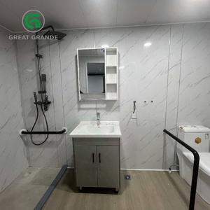 <span class=keywords><strong>Prebuilt</strong></span> bão bằng chứng bánh <span class=keywords><strong>sandwich</strong></span> Bảng điều khiển di động có thể gập lại đúc sẵn thủy tinh mở rộng container nhà cao mái nhà sang trọng - Product Image 5