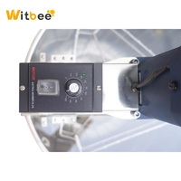 Witbee Edelstahl Elektrische Honigschleuder Automatische Zentrifuge Honig-Kernmotor-Komponente 3 Rahmen 220V/110V 140W