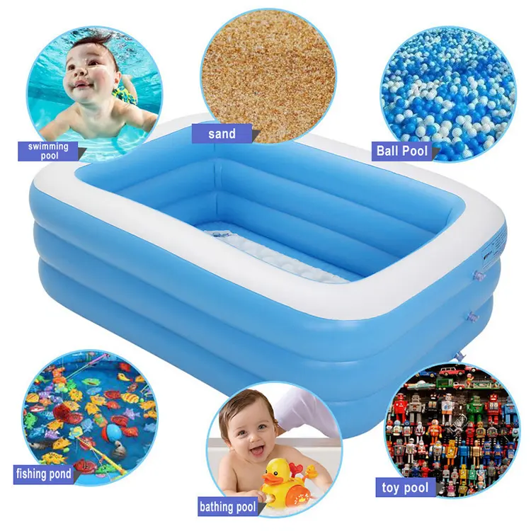 Paddling Inflatable Swimming Pool Above Ground PVC Pool Swimming Pools