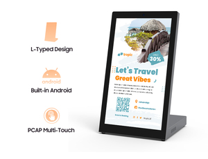 18.<span class=keywords><strong>5</strong></span> 21.<span class=keywords><strong>5</strong></span> 인치 안드로이드 스마트 디지털 간판 디스플레이 광고 태블릿 터치 스크린 데스크탑 태블릿 옵션 스탠드 - Product Image 3