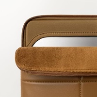 Pochette personnalisée en similicuir de 13 pouces pour ordinateur portable étui de protection durable et portable sac avec logo en PU étanche