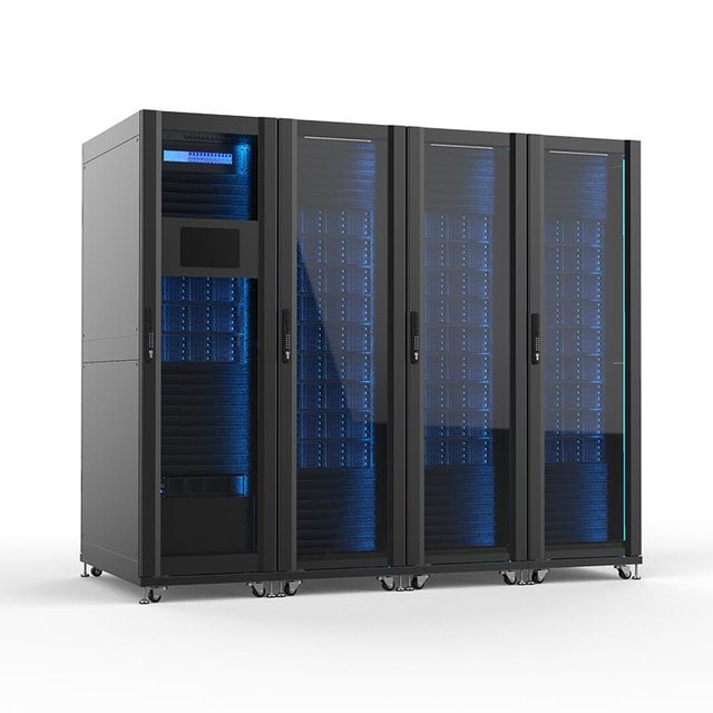 Ningbo Lepin China by 42u Smart Network Cabinet Glass Door Server Rack It Cabinet Smart PDU,10inch LCD for Module Data Center