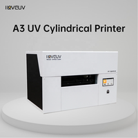 Nouvelle imprimante UV rotative à 360 degrés pour bureau |   Impression polyvalente pour bouteilles d'eau et gobelets