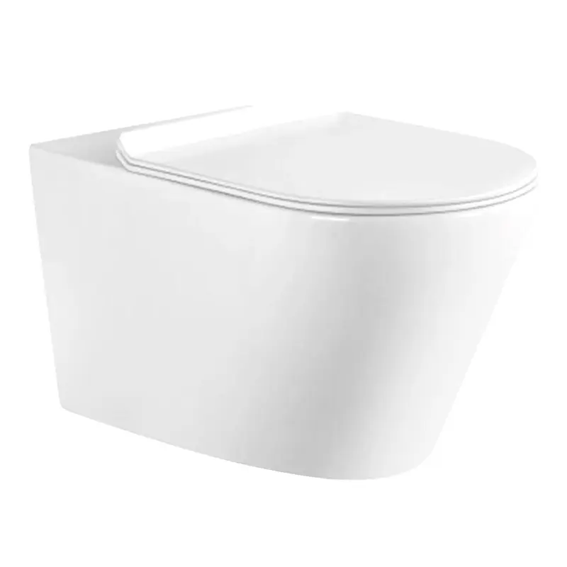 Color Hotel Bathroom Ceramic Wall Mounted Toilet Bowl Bidet Wc Small Smart Toilet With Bidet