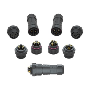 300V 35A prise de panneau <span class=keywords><strong>femelle</strong></span> en plastique M29 dispositifs de panneau d'alimentation étanche carlin 3Pin assemblage mâle <span class=keywords><strong>femelle</strong></span> connecteur de câble circulaire - Product Image 2