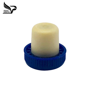 Bouchons de bouteille en liège personnalisés en plastique synthétique naturel bouchons en liège avec bouchons bleus enduits pour bouteilles de spiritueux bouchons de <span class=keywords><strong>vin</strong></span> - Product Image 6