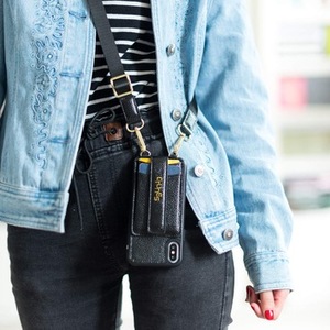 ranura para tarjeta titular de la cartera de hombro, Crossbody de cuero collar caja del teléfono con correa para <span class=keywords><strong>el</strong></span> iPhone X Xs - Product Image 6
