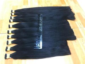 Cheveux humains vierges Remy de haute qualité, double trame, lisses, en vrac, provenant du Vietnam, 200g - Product Image 2