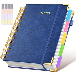 Cuadernos Grandes de Cuero PU X418 A5 de 300 Páginas, Cuaderno Grueso para Trabajo, Escuela y Toma de Notas - Product Image 3