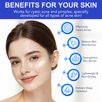 Crema ATOANY Quick Comfort & Renewal para el Cuidado de la Foliculitis y el Acné con 1% de Ácido Salicílico + Extractos Herbales para Cuero Cabelludo, Rostro, Cuerpo y Piel