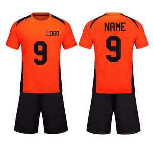 Uniforme da <span class=keywords><strong>calcio</strong></span> per ragazzi maglia da <span class=keywords><strong>calcio</strong></span> con pantaloncini <span class=keywords><strong>tuta</strong></span> sportiva in tinta unita per la formazione per bambini asciugatura rapida traspirante - Product Image 6