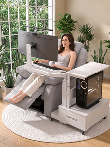 E-SPORTS Adjustable Gaming <b>Desk</b> with Metal Frame and Monitor Mount for Home <b>Office</b> Use - Product Image 3
