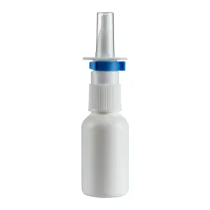 Botella de espray nasal de 25 ml, bomba dispensadora de medicina, tapa de espray con bloqueo de clip
