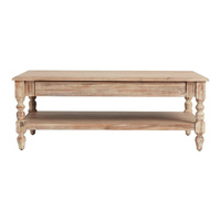Table d'appoint et table basse en bois massif rustique, style moderne, personnalisable en usine, pour salon, décoration intérieure unique 2026