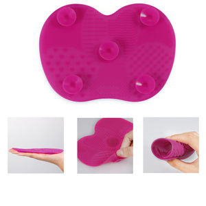 Tampon de nettoyage pour brosses de maquillage en Silicone, 1 pièce, accessoire à main pour récurer le fond de teint, Gel - Product Image 4