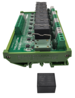 Module de montage sur rail DIN 10A 250VAC à 8 canaux 5VDC
