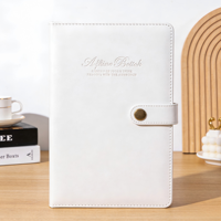 Carnets en cuir PU personnalisés avec impression, format A5 A6, journal, agenda, carnet à couverture rigide avec fermoir
