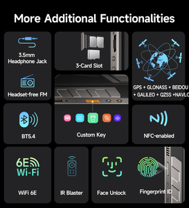 Ulefone Armor 34 Pro Rugged Smartphone Android 15 Global Version 16+512GB 25500mAh Night Vision LED <b>Light</b> <b>Projector</b> Phone - Product Image 4