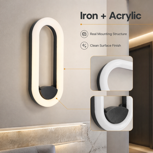 Modern Small Acrylic Led <b>Wall</b> <b>Light</b> Indoor Decorative Warm White <b>Wall</b> Mounted Bedroom Living Room Corridor Hotel Home - Product Image 4