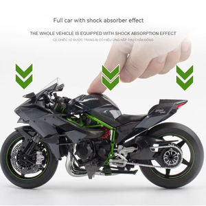 <span class=keywords><strong>รถ</strong></span>มอเตอร์ไซค์ <span class=keywords><strong>H2R</strong></span> คาวาซากิ Ninja 1_9ฉีดน้ำด้านหน้าพวงมาลัยโมเดลโลหะอัลลอยเครื่องประดับประเภท<span class=keywords><strong>รถ</strong></span> - Product Image 5