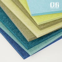 ASTM E84 Geluidsreducerende polyester akoestische plafondplaat PET wandpaneel gladde wandplafond commerciële akoestische ruimte