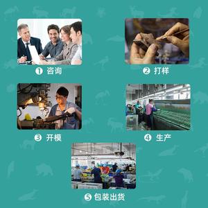 Dongmei PVC Dog mô hình động vật đồ chơi 8 mô phỏng Pug <span class=keywords><strong>Beagle</strong></span> thay đổi màu sắc tùy chỉnh - Product Image 5