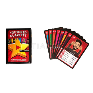 Jeu de cartes Quartett personnalisé sur mesure, impression personnalisée, directement de l'usine, pour les soirées adultes, les divertissements familiaux et les cadeaux promotionnels - Product Image 2