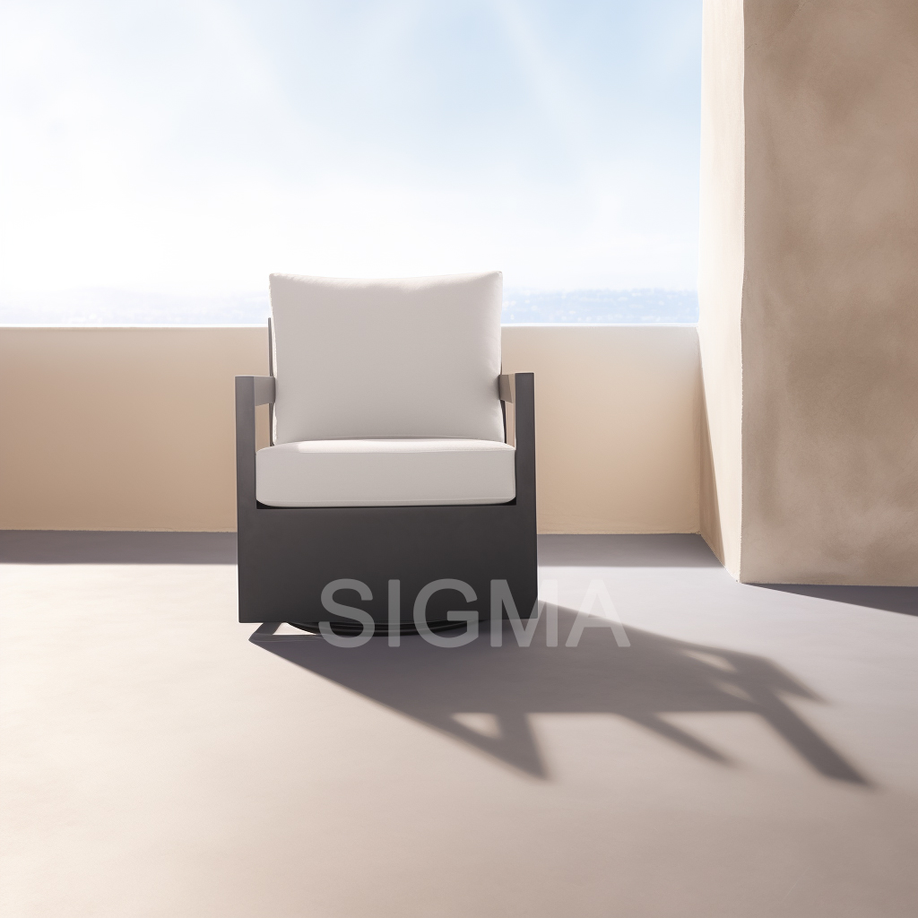 New Arrival modern garden sets patio furniture Aluminum Garden sofas single sofa