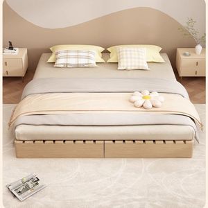 Base de Cama de Listones de Madera con Soporte Central, Estructura de Cama Resistente para <span class=keywords><strong>Dormitorio</strong></span> y Habitación de Invitados - Product Image 3