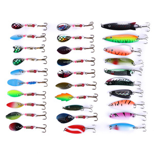 30pcs Misto esche da <span class=keywords><strong>pesca</strong></span> In Metallo Cucchiaio Spinner Bait Tackle Duro di Richiamo di <span class=keywords><strong>Pesca</strong></span> <span class=keywords><strong>Artificiale</strong></span> Set - Product Image 2
