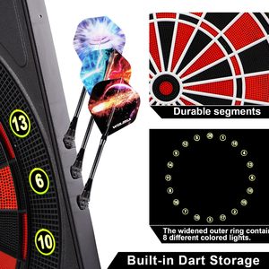 Win.max Customizable Plastic <strong>Electronic</strong> <strong>Dart</strong> Board Sets Automatic LED <strong>Scoreboard</strong> 13'' Target Size Segment Holes CE/FCC/WEEE - Product Image 5