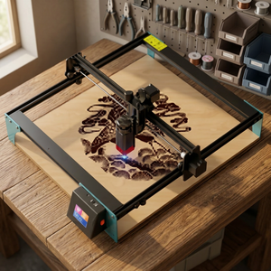 Machine de gravure laser à diode LC400 Pro Max, gravure sur bois, MDF, papier, haute précision, découpeur DXF LAS PLT - Product Image 2
