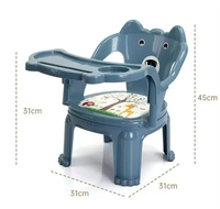 Chaise haute multifonctionnelle pour bébé avec plateau, siège d'apprentissage et dossier, idéale pour la maison – Vente en gros usine
