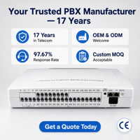 Hotel Hybrid PBX CP432 PABX TCP Perangkat Lunak Pengendalian Panggilan dan Penagihan ID Penelepon CE ROHS Telepon Digital Kunci Digital Centralita Telefonica