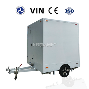 Environmental Eco-Friendly Durable Galvanized Steel <b>Portable</b> <b>Toilet</b> Trailer for Wedding Apartment & Office Building Use - Product Image 5