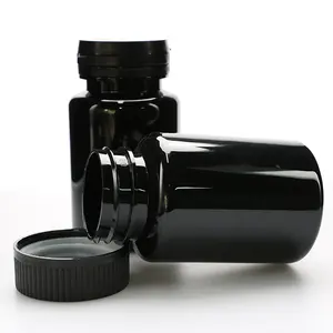 Plastic Pill Bottles 80ml 100ml 120ml 150ml Pet Capsule Pill Bottle With Seal Medicine Vitamin Bottles Containers