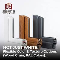 Ventanas Abatibles Modernas de PVC Resistentes al Viento - Apertura Horizontal, Doble Acristalamiento, Vidrio Templado