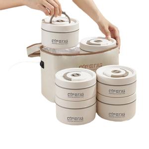 Boîte à lunch isotherme extra longue en acier inoxydable 304, chauffage électrique 24 heures, thermos <span class=keywords><strong>pour</strong></span> les travailleurs de bureau, <span class=keywords><strong>repas</strong></span> chauffants en hiver - Product Image 2