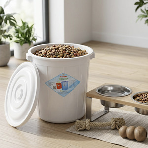 70L PP Food Grade Water Storage <b>Bucket</b> <b>with</b> <b>Lid</b> Durable Smooth Inner Surface Eco-Friendly Lightweight for Home Kitchen Use - Product Image 6