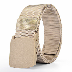 2024 Nylon vành đai với nhựa khóa 3.8cm vải tùy chỉnh người đàn ông vành đai vải nhà sản xuất bán hàng trực tiếp - Product Image 4