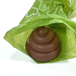 Biodegradable Extra Thickness <b>Leak</b> Proof Heat <b>sealed</b> Roll Poop Bag Dog Carton Printing Pet Waste Bag - Product Image 4