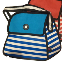 Mochila de ombro personalizada, mochila de desenho animado 2d feminina