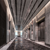 Conception d'intérieur d'hôtel de luxe 5 étoiles, design moderne et personnalisé, suite de luxe pour hall d'hôtel, ensemble complet de dessins de construction