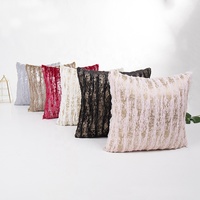 Housse de coussin 3D rayée moderne et élégante 43*43cm, douce, décorative pour la maison, motif dôme, doré/argenté, 1 pièce, taie d'oreiller personnalisée pour canapé